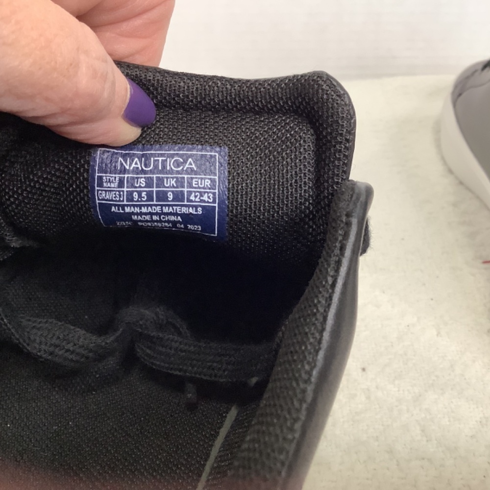 NWT Nautica Graves black men’s sneakers tie up - Picture 7 of 11